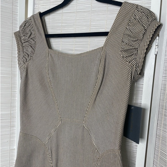 Zac Posen Manor Sweetheart Stripe Dress Size 10 NWT - Picture 2 of 11